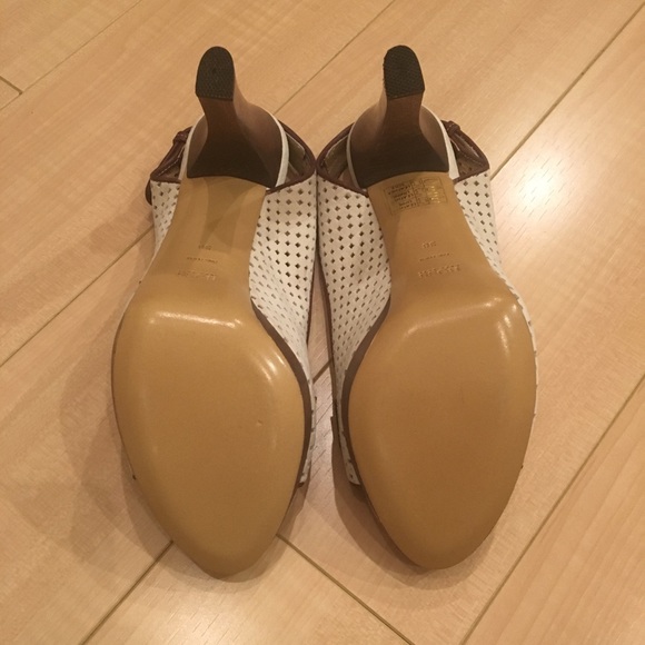 🌸BOSS By Hugo Boss Leather Heels Sz8 - Picture 6 of 7